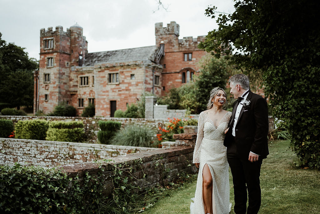 Breaking Tradition: Bride Ishnee’s Stunning Sparkle Gown in Champagne