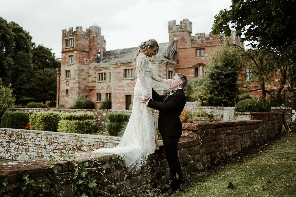 Breaking Tradition: Bride Ishnee’s Stunning Sparkle Gown in Champagne