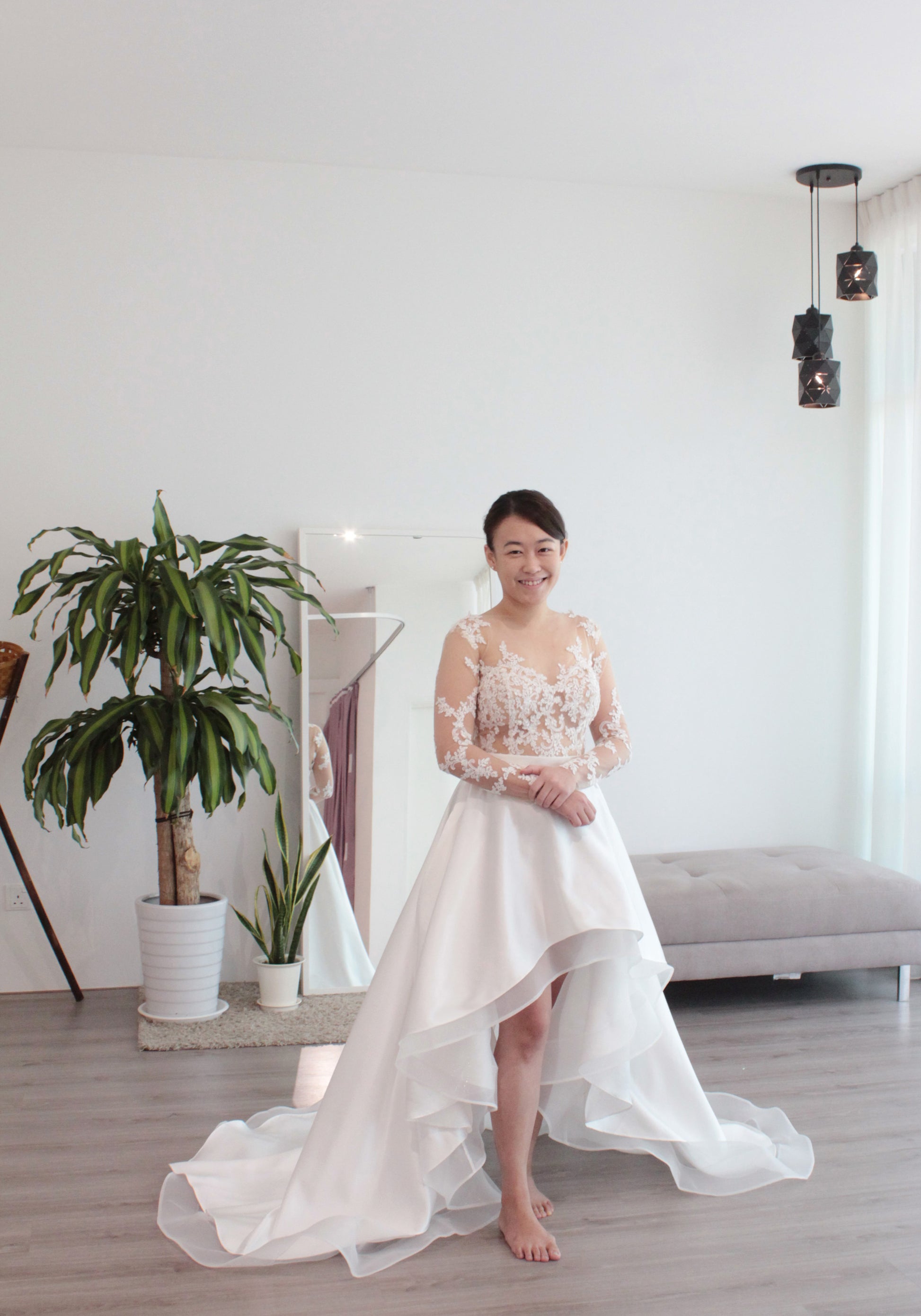 high low wedding dress