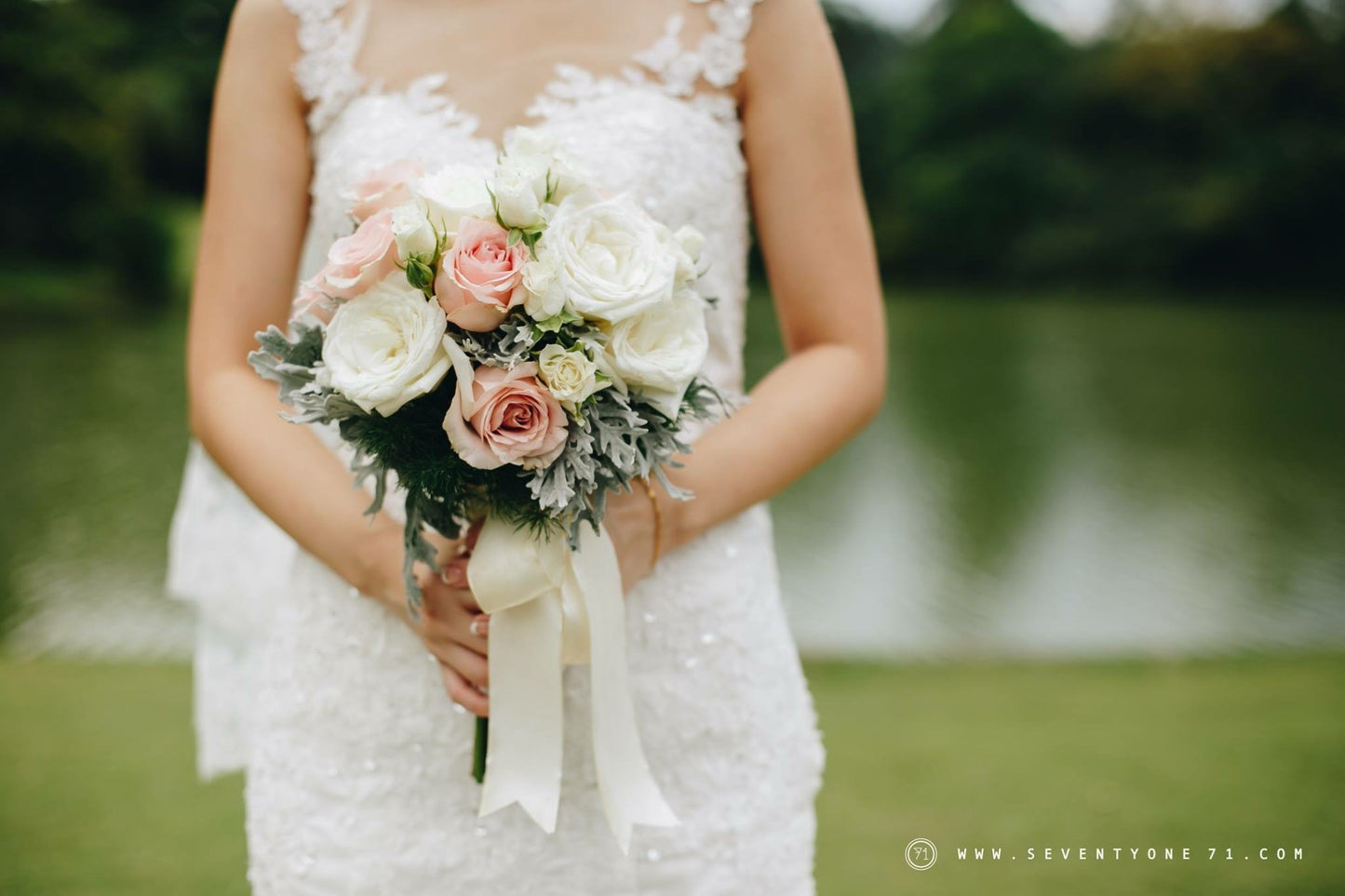 illusion neckline wedding dress