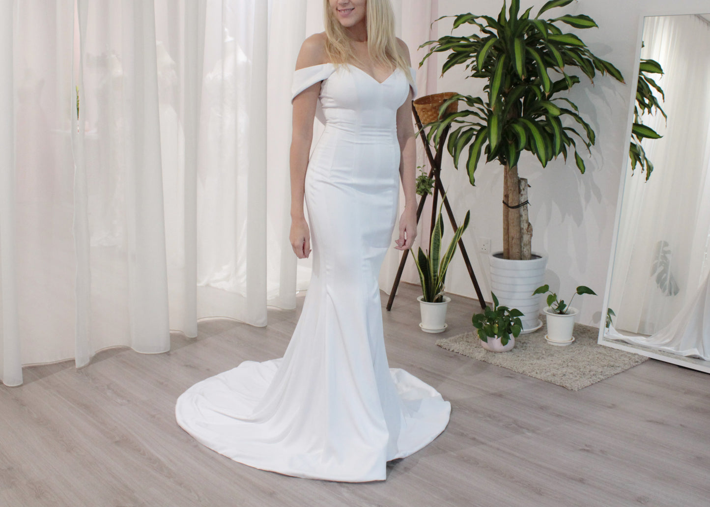 modern wedding dress