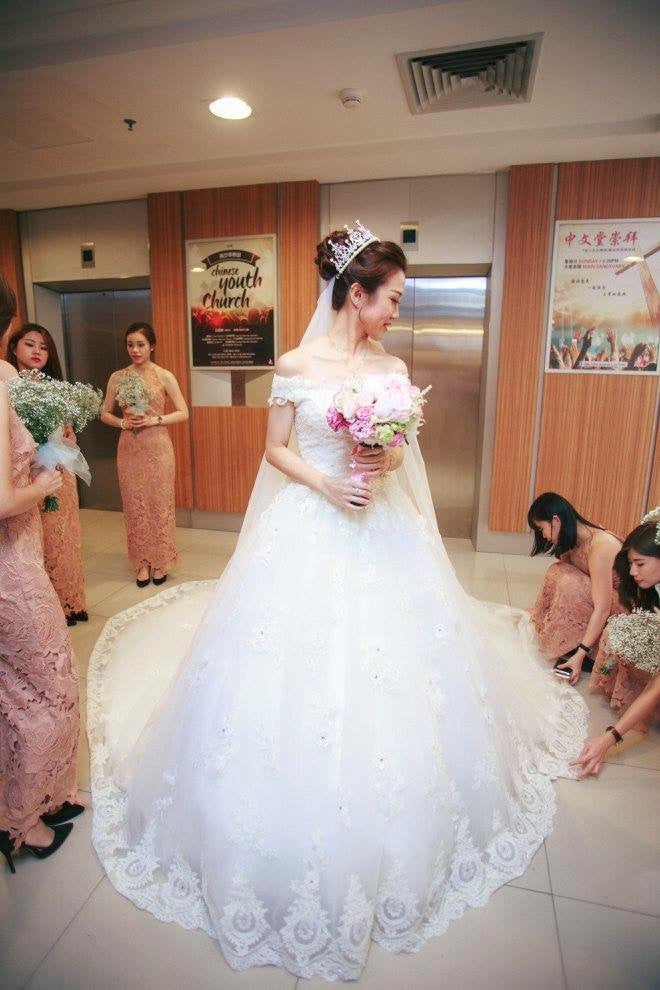 Custom made wedding gown Malaysia