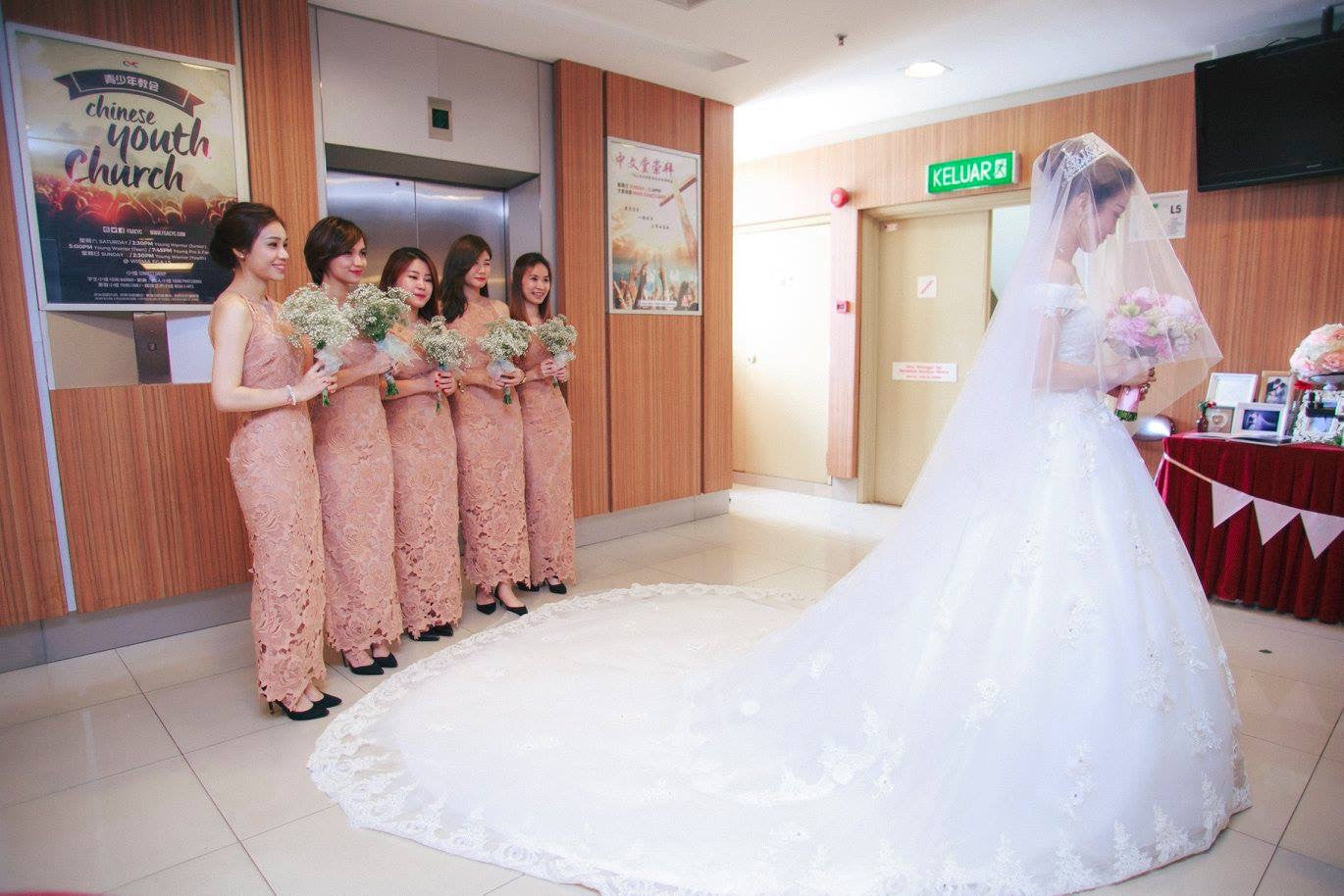 Custom made wedding gown Malaysia