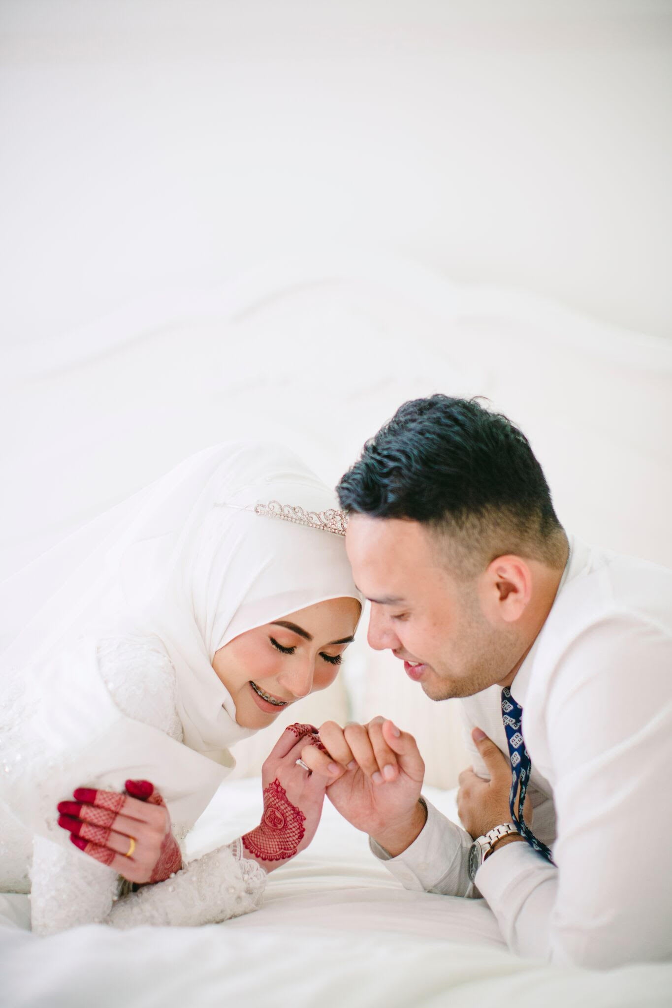bespoke muslim wedding dress Malaysia